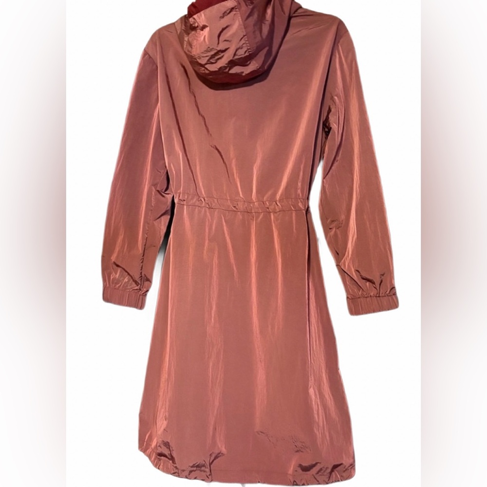 NWT- Chicos Maroon Long lightweight adorable hooded jacket for all seasons❤️ - Picture 2 of 16